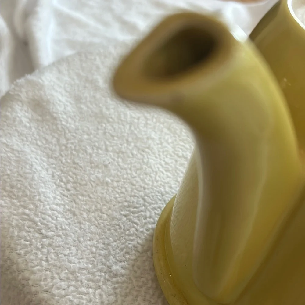 Vintage MCM Hall Yellow Teapot with Aluminum Cosy